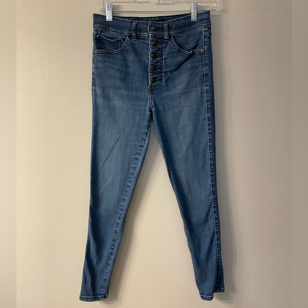 Express Women's Jeans Size 4 High Rise Ankle Legging Skinny Stretch